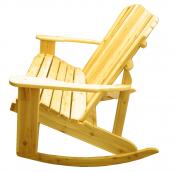 Click to enlarge image  - Adirondack Loveseat Rocker - Designed for love birds with room for two to curl up in!