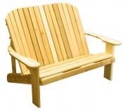 Click to enlarge image - Adirondack Loveseat - Designed for love birds with room for two to curl up in!